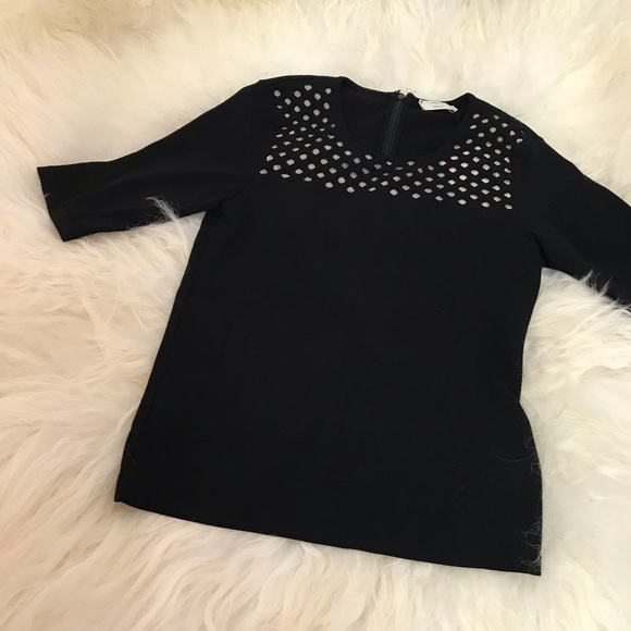 Fendi Crew Neck Laser-cut Top - Picture 2 of 6